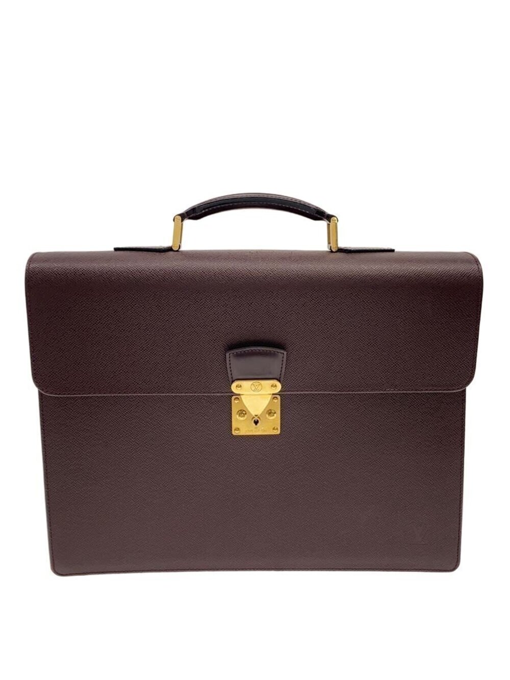 Louis Vuitton Serviette Ambassador Epi Leather Black